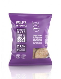 Fresh food for dogs, WOLF'S MENU, Joy, Larvae, 800 gr.