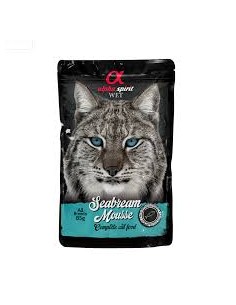 Paté for cats, ALPHA SPIRIT, sea brass, 85gr.