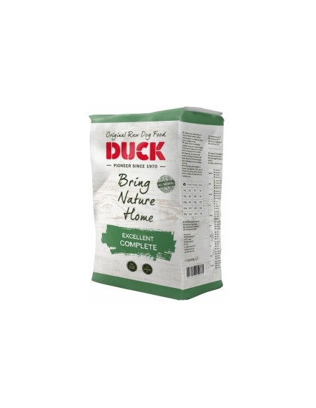 Raw Dog Food DUCK CONSUMER, EXCELLENT - Beef and Chicken, 1kg