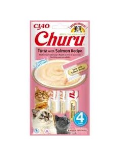 Cat treats, CHURU,Salmon and Tuna puree, 14g/Piece