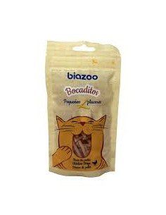 Kaķu kārums, BIAZOO - Bocaditos, vistas strēmelītes, 50g.