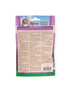 Cat treat, ANTOS, shredded chicken, 50g. 2