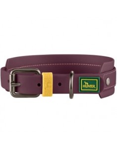 Dog collar, HUNTER, Havanna, L (60),  48- 56 cm, blackberry