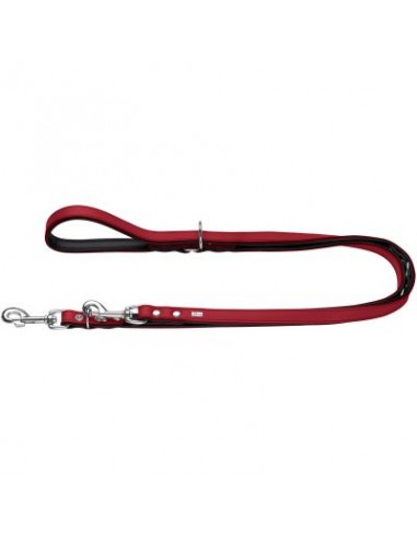 Dog Leash, HUNTER, Basic, 13/200, red/black