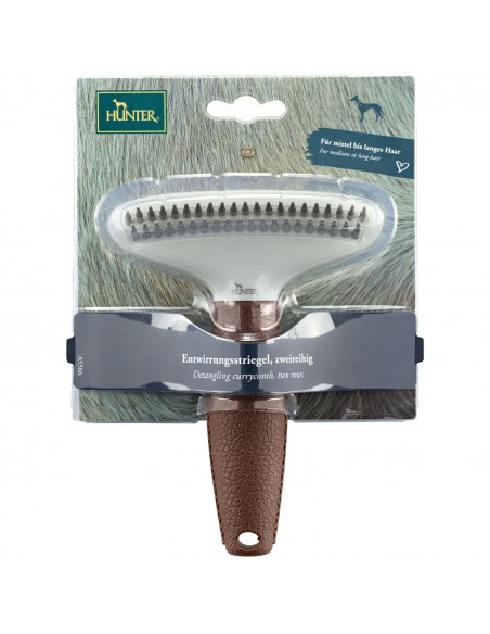 Detangling rake, HUNTER - SPA, 16 x 11,5 cm