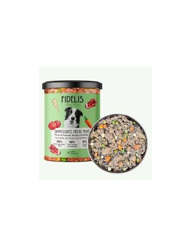 Canned Dog Food, FIDELIS, Horse Menu with...