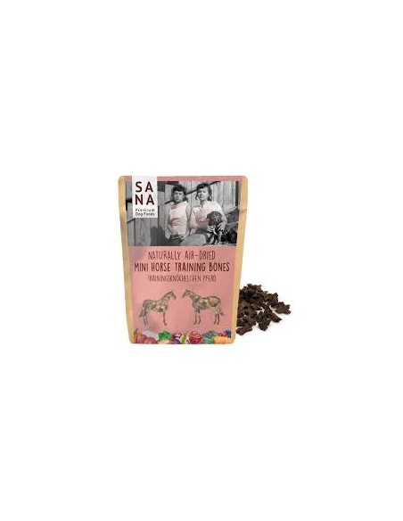 Treniņu kārumi suņiem, SANA, zirga gaļas kauliņi, 100gr