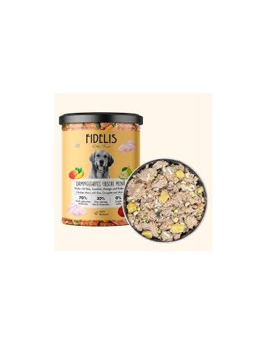 Canned Dog Food, FIDELIS, Chicken Menu with...