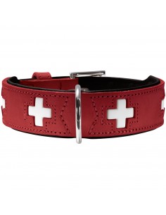 Dog collar, HUNTER, Swiss Collar, L-XL (70), 56-64cm, red