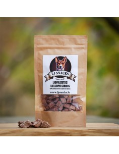 LJ SNACKS liofilizēti kārumi suņiem un kaķiem, LIELLOPA...