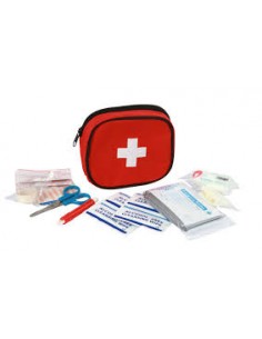 First aid kit, KERBL PET, red, 15x13x4 cm