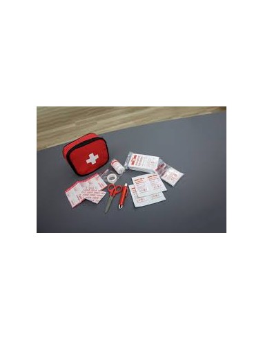 First aid kit, KERBL PET, red, 15x13x4 cm