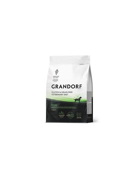 Dietetic dry food GRANDORF VET-RENAL, for adult dogs, with turkey, 1 kg