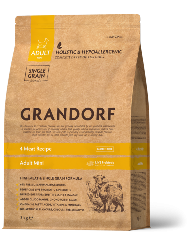 Dry food for small dogs GRANDORF - Adult Mini 4...