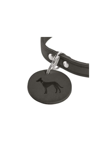 Dog collar, HUNTER AALBORG, stone grey