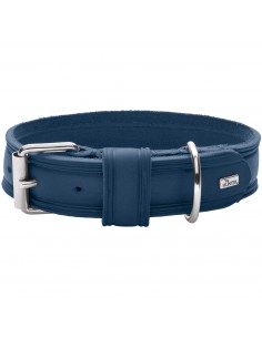 Dog collar, HUNTER Aalborg Rustica, S-M, dark blue