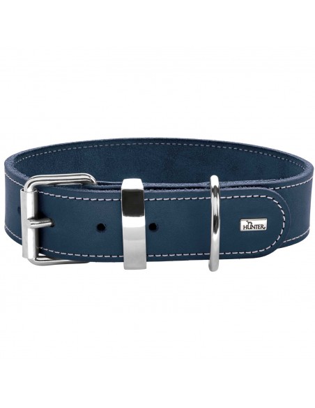 Dog collar, HUNTER Aalborg Special, dark blue