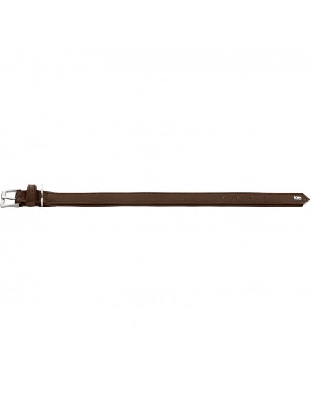 Dog collar, HUNTER Amalfi, chocolate brown