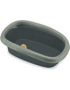 Cat litter box STEFANPLAST - SPRINT 20 58x39x17cm grey/green