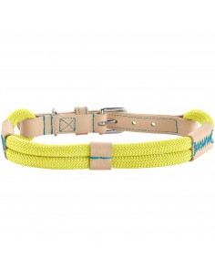 Dog collar, HUNTER Malia, Lime/Natural 2