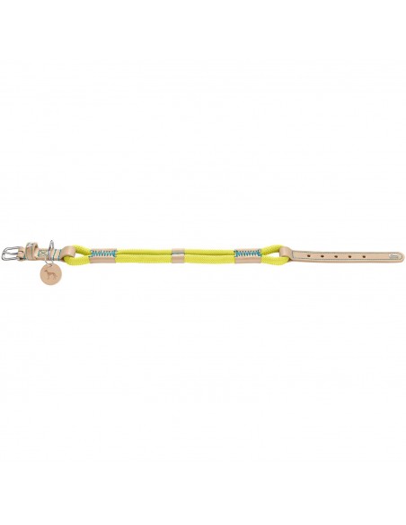 Dog collar, HUNTER Malia, Lime/Natural