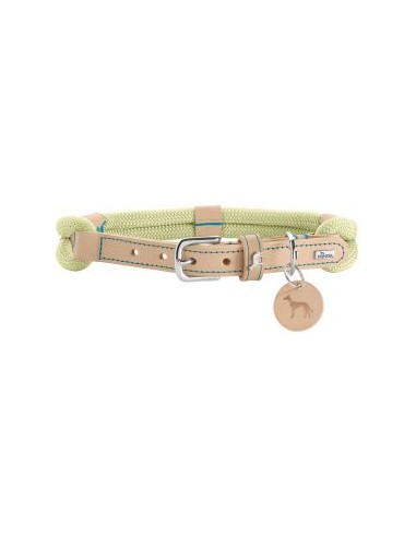 Dog collar, HUNTER Malia, Mint/Nature
