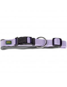 Dog collar, HUNTER Neopren Vario Plus, purple/grey