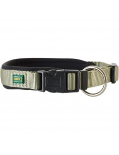 Dog collar, HUNTER Neopren Vario Plus, olive/black