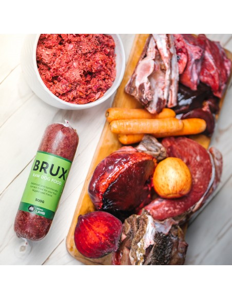 Raw Dog Food BRUX - LAMB MONO protein, 5kg, (10x500gr)