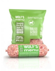 Fresh food for dogs, WOLF'S MENU, Sensitive, lamb, 1kg