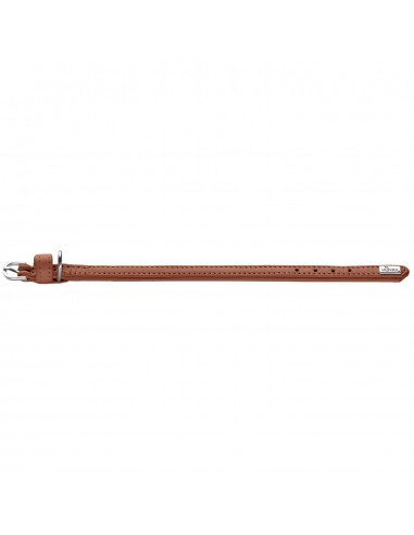 Dog collar, HUNTER Soho Mini, cognac