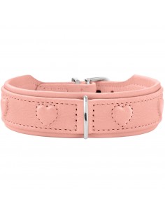 Dog collar, HUNTER Soho X Love, light pink