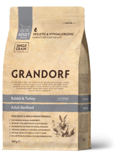 Sausā barība GRANDORF - Rabbit & Turkey, 2 kg,...