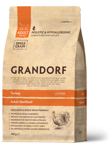 Dry food for cats, GRANDORF, Lamb&Turkey, for...