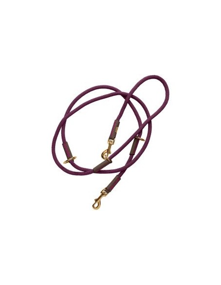 Training leash, HUNTER, Malia, blackberry/dark brown