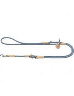 Training leash, HUNTER, Malia, dove blue/ tan 2