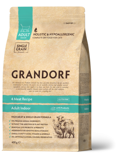 Dry food for cats, GRANDORF, 4 Meat Recipe, for...