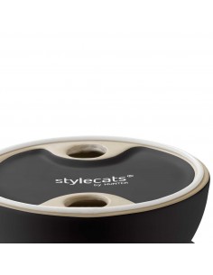 Ceramic cat bowls, StyleCats, Langa, Ø 14 cm, black, 2... 2