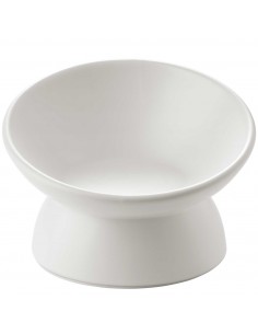 Ceramic cat bowl, StyleCats, Langa, Ø 14 cm, white