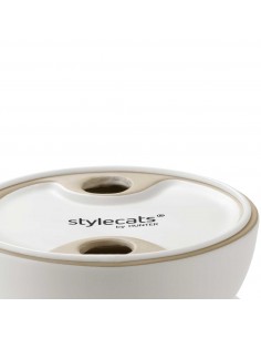 Keramiska bļodiņa kaķiem, StyleCats, Langa, Ø 14 cm, balta. 2