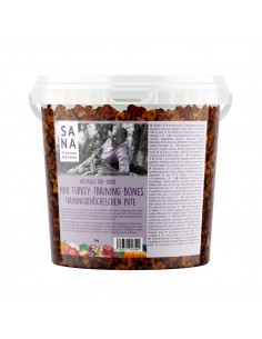 Treniņu kārumi suņiem SANA - tītara gaļas kauliņi, 1kg.