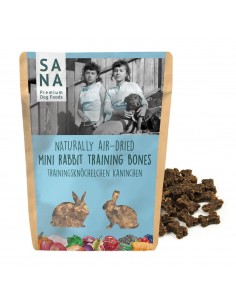 Treniņu kārumi suņiem, SANA, truša gaļas kauliņi, 100 gr.