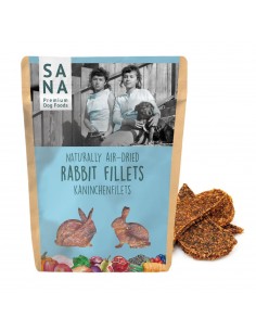 Dog treats SANA - rabbit fillets, 100 gr.