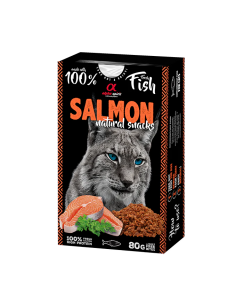 Natural treats for cats ALPHA SPIRIT - with salmon, 80...