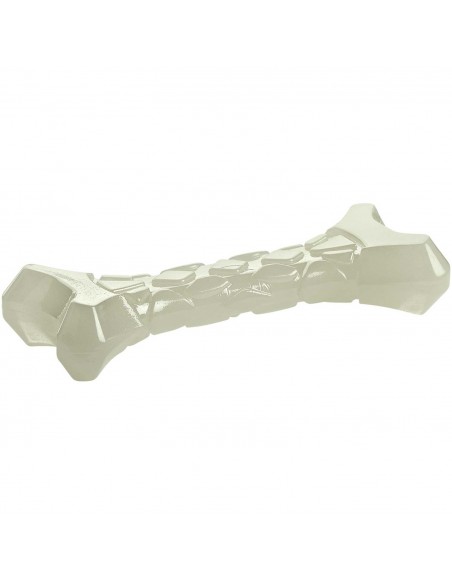 Dog toy, HUNTER, Aqua Kisa bone, white, 10cm