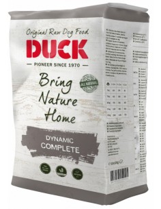 Raw Dog Food DUCK CONSUMER, DYNAMIC - Beef and Chicken, 1kg