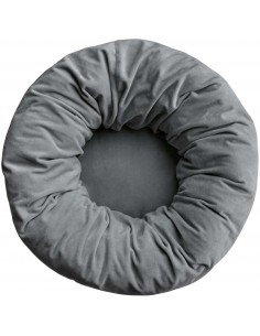Dog bed, HUNTER, Miranda, donut, 50cm diameter, grey. 2