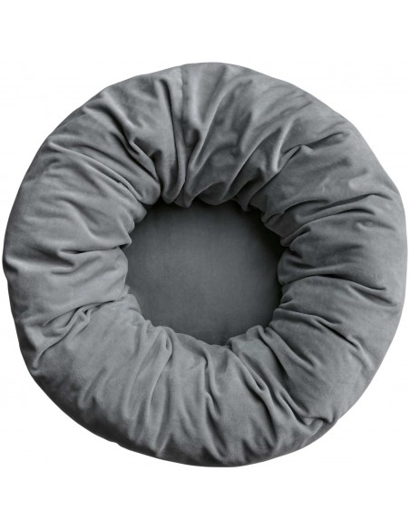 Dog bed, HUNTER, Miranda, donut, 50cm diameter, grey.