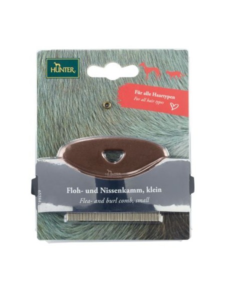 Flea and nit comb, HUNTER - SPA, 7 x 6 cm
