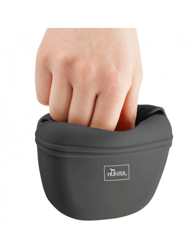 Silicone snack bag, HUNTER, Lugo, S, anthracite.